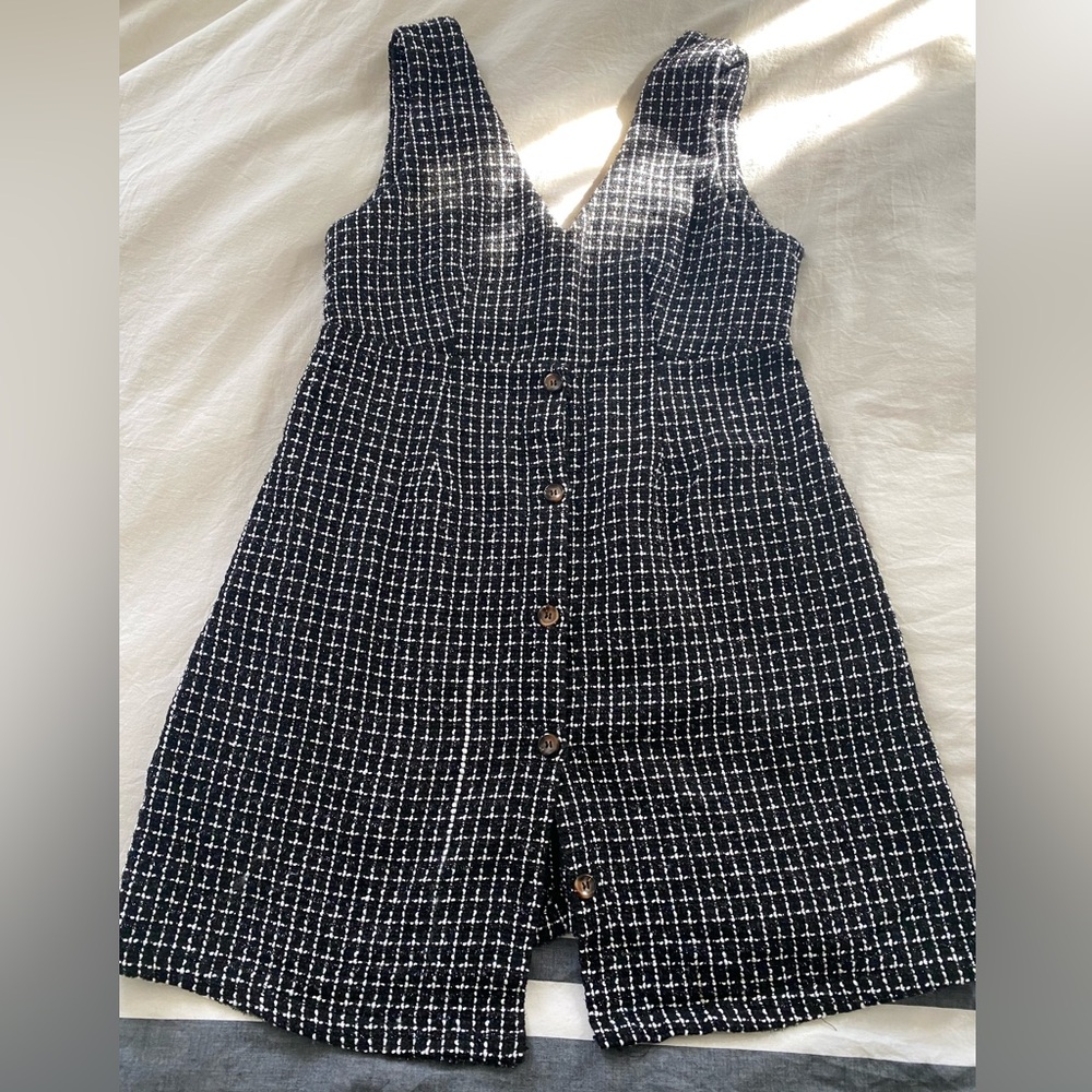 Black and white dress - Size M - Shein - 100% poliester